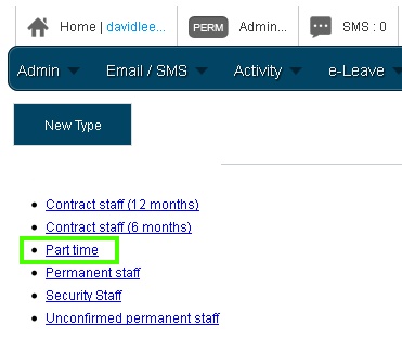 Online Leave Management System Employee Type 7