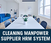 cleaning manpower supplier hrm system