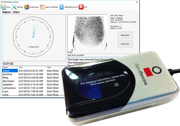 u are u fingerprint reader