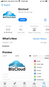 bizcloud ios app play store