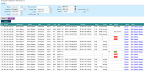 online attendance report