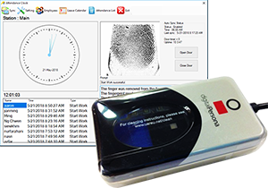uru fingerprint attendance system